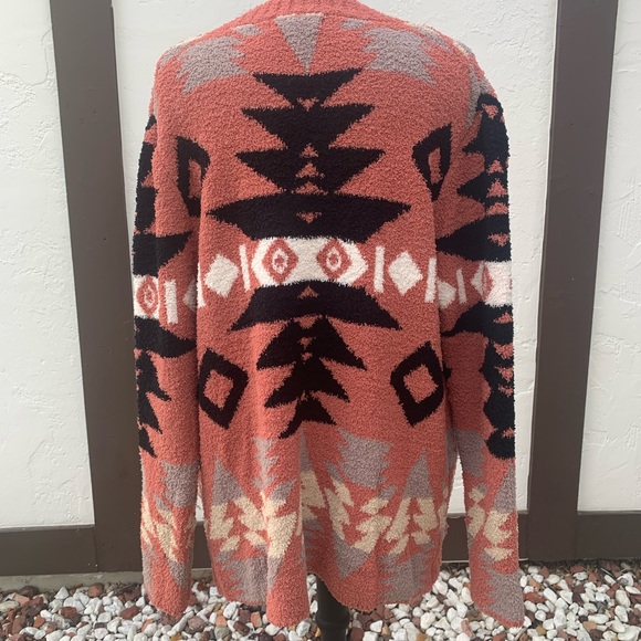Last 1 S New Oversized Super Soft Cozy Aztec Southwest Bohemian Sweater Cardigan - Picture 9 of 9